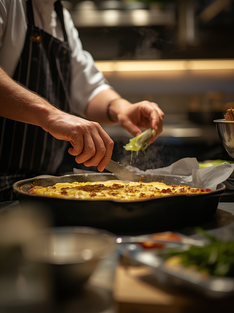 low carb breakfast casserole step-by-step