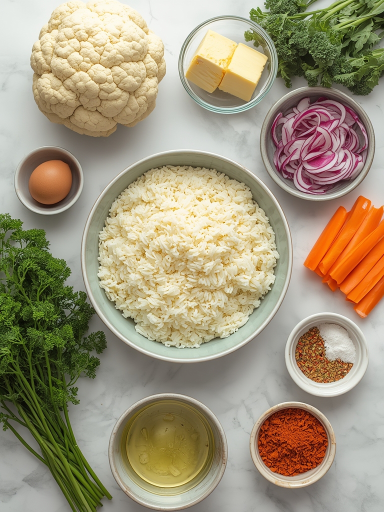 low carb cauliflower rice ingredients