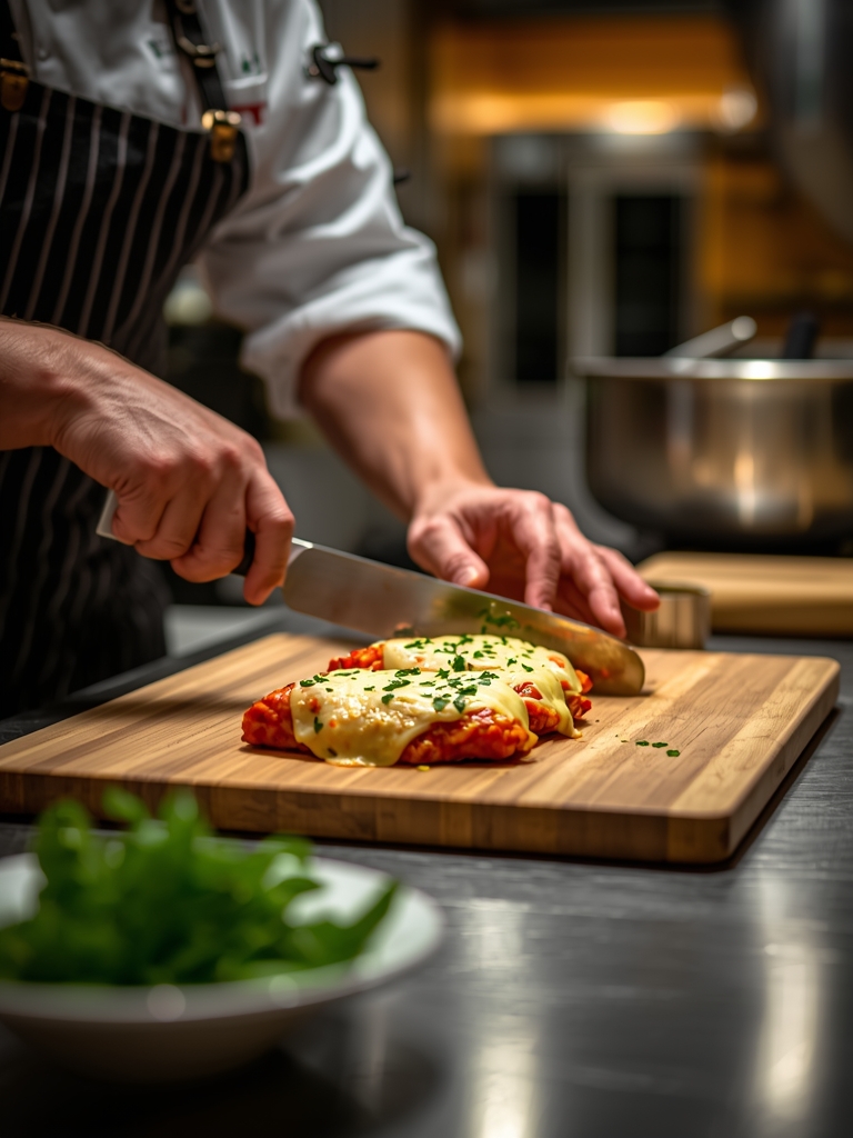 low carb chicken parmesan step-by-step