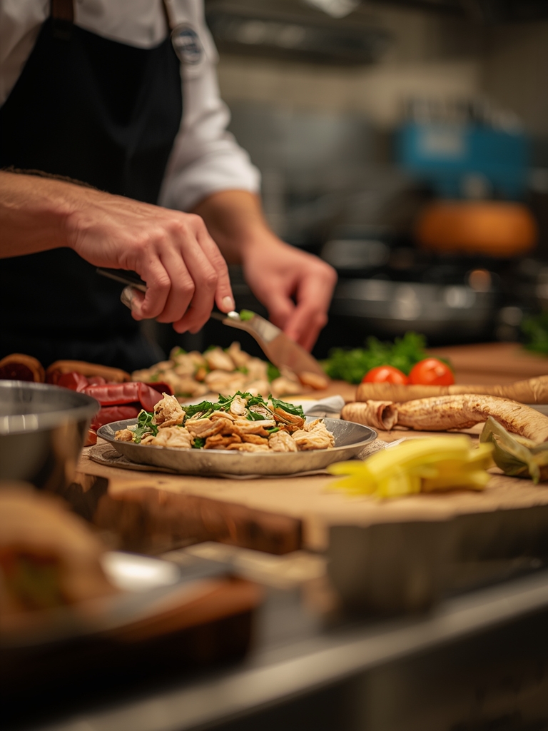 low carb chicken salad step-by-step