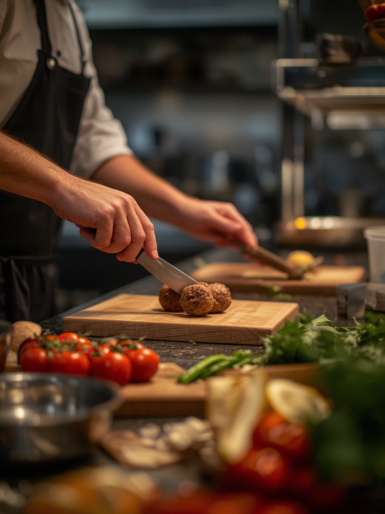 low carb meatballs step-by-step