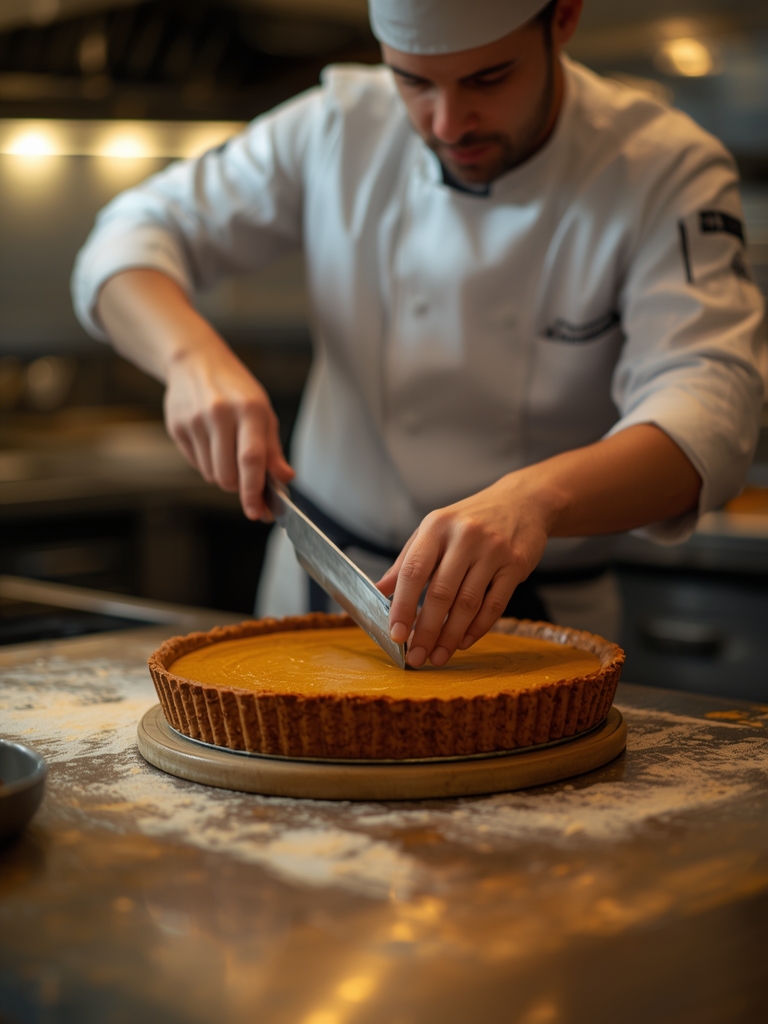 low carb pumpkin pie step-by-step