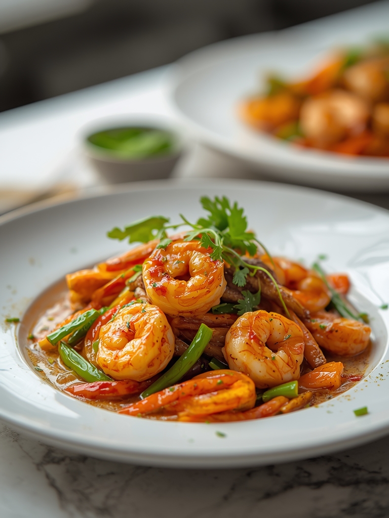 low carb shrimp stir fry