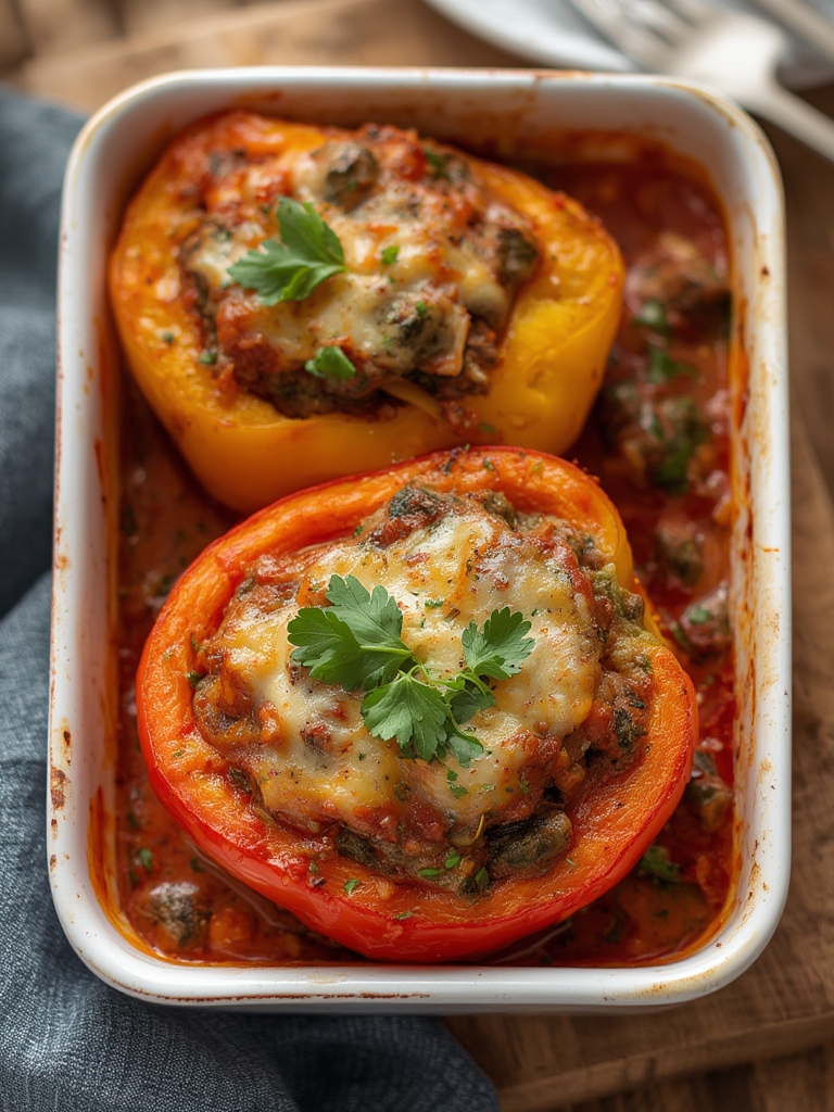 low carb stuffed peppers
